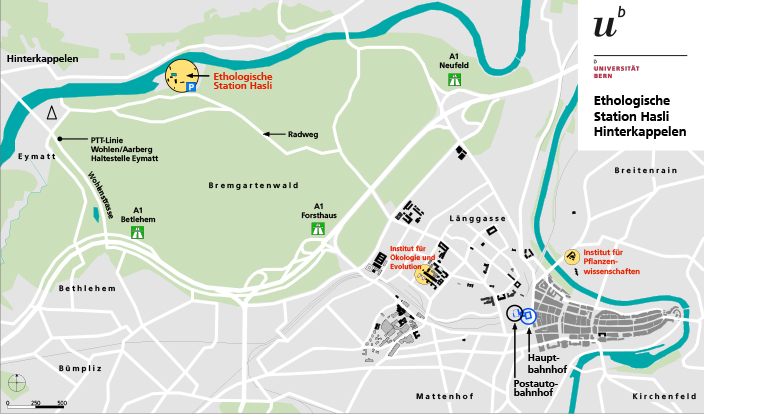 Map Nr. 2 Ethologische Station Hasli